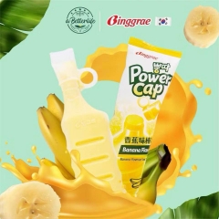 Kem Binggrae Power Cap Vị Chuối Banana Hàn Quốc Kem Đá Trái Cây Mát Lạnh