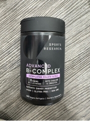 Thực phẩm bổ sung vitamin nhóm B (Dietary Supplement) Sports Research Advanced B-Complex 180 Viên