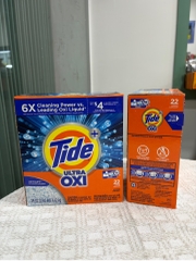 Bột giặt Tide Ultra OXI Mỹ – 1.12kg (39 oz) – 22 lần giặt