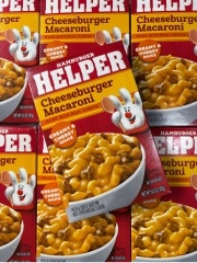 Nui sốt phô mai bò bằm, vị burger Hamburger Helper Mỹ (187g)