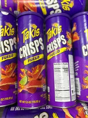 Snack khoai tây Takis Crisps Fuego chua cay Mỹ 155.92g