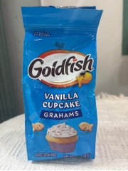 Bánh Cá Goldfish Vị Bánh Cupcake Vani – Vanilla Cupcake Grahams (Mỹ) 187g