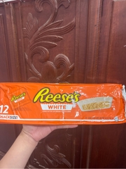 Socola Reese’s White Peanut Butter Cups 187g ( 12 gói) Snack Size Mỹ