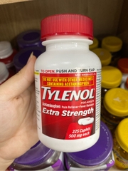 Thuốc Giảm đau Tylenol Acetaminophen Extra Strength 500mg 225 viên Mỹ