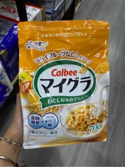Ngũ cốc trái cây ăn liền vị nguyên bản Calbee 700g - Nhật Bản
