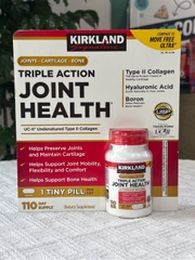 Viên uống hỗ trợ khớp collagen tuýp II Kirkland Signature Triple Action Joint Health 110 viên - Mỹ