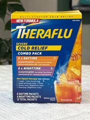 Trà Theraflu Cold Flu Mỹ 12 gói