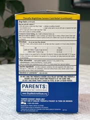 Trà Theraflu Cold Flu Mỹ 12 gói