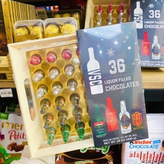 SOCOLA RƯỢU LIQUOR FILLED VSC CHOCOLATS 36 CHAI 400g CỦA MỸ