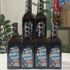 Gia Vị Tạo Mùi Khói Wright’s Liquid Smoke Hickory 103ml – Hương Khói Tự Nhiên Cho BBQ, Steak, Thịt Nướng