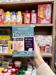 Trunature - Viên Uống Men Vi Sinh Phụ Khoa Women's Daily Probiotic 90 Viên - Cân Bằng Vi Sinh, Tiêu Hóa & Miễn Dịch - Mỹ
