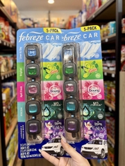 Nước Hoa Ô Tô Febreze Car 5 Pack 10ml Mỹ – Combo 5 Mùi Hương Kẹp Cửa Gió Điều Hòa, Giúp Khử Mùi Và Làm Thơm Xe