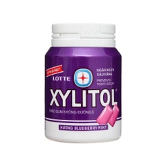 Kẹo Gum Không Đường Lotte Xylitol Hương Việt Quất 55,1g