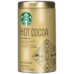 BỘT CACAO STARBUCK HOT COCOA CLASSIC Mỹ 850G
