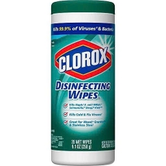 Khăn Lau Khử Khuẩn Clorox Disinfecting Wipes Freshens 35 Tờ 219g – Khử 99.9% Vi Khuẩn & Virus, Hương Chanh Tươi Mát