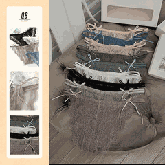 Quần lót ren nữ QB buộc dây hai bên phong cách gợi cảm 16E