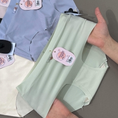 Quần lót nữ QB chấm bi basic phối nơ nhỏ xinh phong cách dễ thương 16E