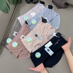 Quần lót nữ QB cotton dệt họa tiết co giãn thoáng khí phong cách thanh lịch 16E