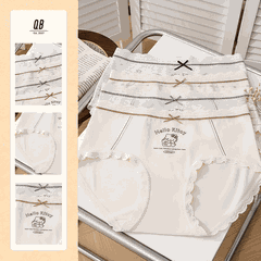 Quần lót nữ QB họa tiết Hello Kitty viền ren dễ thương 16E