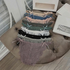 Quần lót ren nữ QB buộc dây hai bên phong cách gợi cảm 16E
