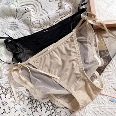 Quần lót nữ QB lưới nơ dây hai bên quyến rũ 16E