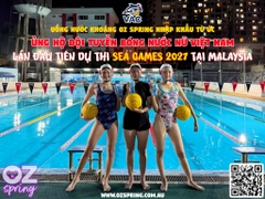 Ozspring đồng hành cùng đội tuyển bóng nước nữ Việt Nam hướng tới SEA Games 2027
