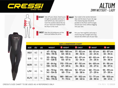 Bộ Đồ Lặn Nữ Tay Dài Altum