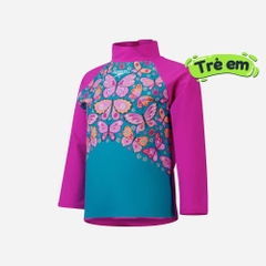 Áo Bơi Chống Nắng Bé Gái Printed Very Fuschia - Hồng