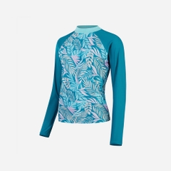 Áo Bơi Tay Dài Nữ Panel Print Swim