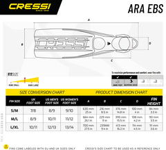 Chân Vịt Lặn Ara EBS