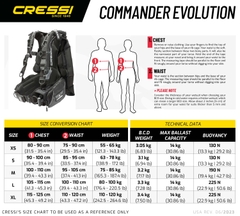 Áo Phao Lặn Commander Evo B.C.D