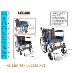 Xe lăn tay Lucass X91