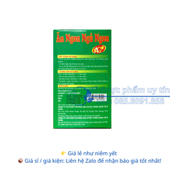 Siro Ăn Ngon Ngủ Ngon AC giúp ăn ngủ ngon, tăng đề kháng hộp 20 ống