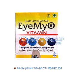 Nước Mắt Nhân Tạo Eye Myo Vitamin giúp giảm khô mắt, đỏ mắt, mỏi mắt, mỏi điều tiết hộp 13ml
