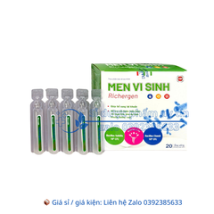 Men Vi Sinh Richergen Giúp bổ sung lợi khuẩn, giảm rối loạn tiêu hoá hộp 20 ống