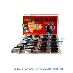 Hoạt Huyết Tiền Đình Gold Plus giúp hoạt huyết, tăng cường tuần hoàn máu não hộp 30 viên