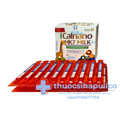 Siro Calnano Mk7 Milk Thymomodulin giúp bổ sung Canxi phát triển chiều cao hộp 20 ống