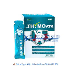 Siro Thymo ATK giúp ăn ngon miệng, tăng cường sức đề kháng của cơ thể, giảm mệt mỏi hộp 20 gói