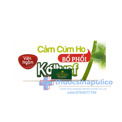 Viên Ngậm Cảm Cúm Ho Bổ Phổi Koltusf giúp giảm cảm cúm, hắt hơi, sổ mũi, họ khan, ho kéo dài, đau rát họng, khản tiếng hộp 24 viên