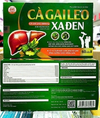 Viên uống bổ gan Cà Gai Leo Xạ Đen giúp giải độc gan, bảo vệ gan hộp 60 viên