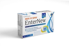 Men Vi Sinh EnterNew giúp bổ sung lợi khuẩn đường ruột. Hỗ trợ giảm tình trạng rối loạn tiêu hóa hộp 20 ống