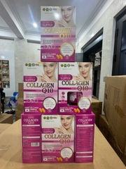Viên uống đẹp da Supper Collagen Nano Q10 hộp Hồng giúp tăng độ ẩm, tăng đàn hồi cho da, giúp sáng đẹp da hộp 30 viên