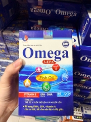 (Mua Sỉ Liên Hệ Zalo) Viên uống Omega 3-EPA giúp bổ sung DHA, EPA, vitamin A cho cơ thể, tốt cho não bộ và thị giác hộp 60 viên