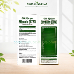 Giải độc gan Hevonia Silymarin QCTW3 Promarin Liver Detox Gold giúp thanh nhiệt, giải độc gan, giúp tăng cường chức năng gan hộp 30 viên