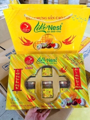 (Mua Sỉ Liên Hệ Zalo) Yến Chưng Sẵn Đông Trùng Hạ Thảo Like Nest Kids giúp ăn ngon, tăng sức đề kháng hộp to 6 hũ
