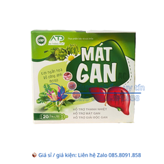 Siro Mát Gan AC giúp thanh nhiệt, mát gan, giải độc gan hộp 20 ống