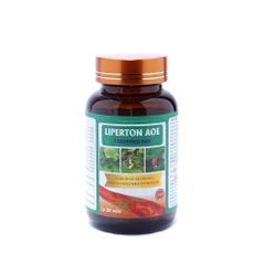 Viên uống giảm mỡ máu Liperton Aoe hỗ trợ giảm cholesterol, ngừa gan nhiễm mỡ hộp 30 viên