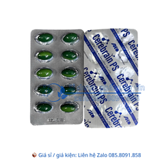 Viên uống bổ não Cerebrain PS giúp hoạt huyết dưỡng não, giúp tăng cường tuần hoàn máu não hộp 100 viên