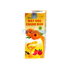 Siro Mật Ong Chanh Đào giúp nhuận phế, tiêu đờm, giảm ho hộp 100 ml