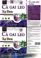 Viên uống bổ gan Cà Gai Leo Xạ Đen giúp giải độc gan, bảo vệ gan hộp 100 viên
